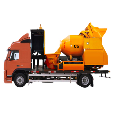C5 Truck mounted  Electric concrete mixer pump
